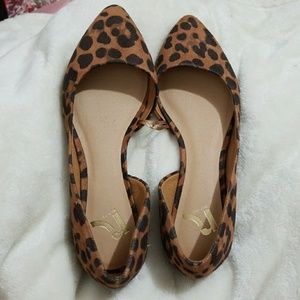 Report Leopard print flats.